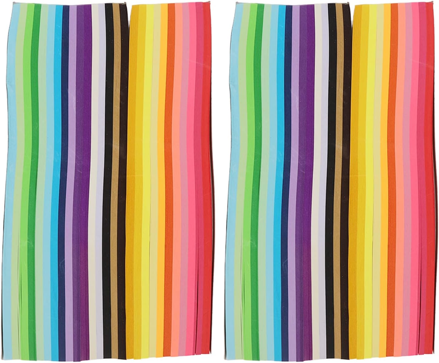 2700 Sheet Star Paper Strips 27 Colors Holiday DIY Paper Craft Folding Strip Set Decoration Folding, Hand Art for School Arts