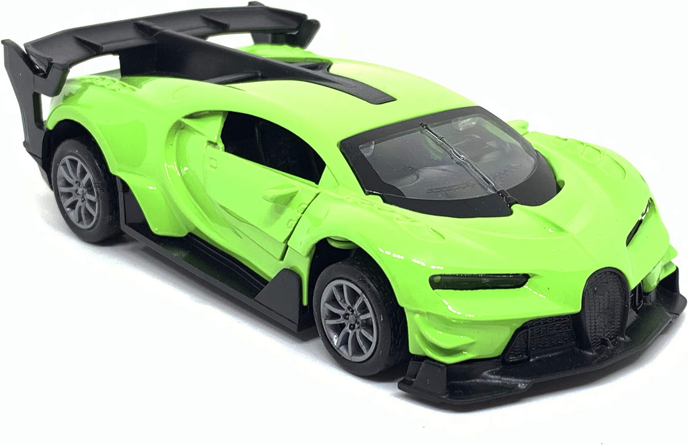 Jack Royal 1:32 Scale Metal Cars Pull Back , Bugatti Type (Color May Vary as per Availability Which Ever Color is in Stock Will be Sent to You) (Green)
