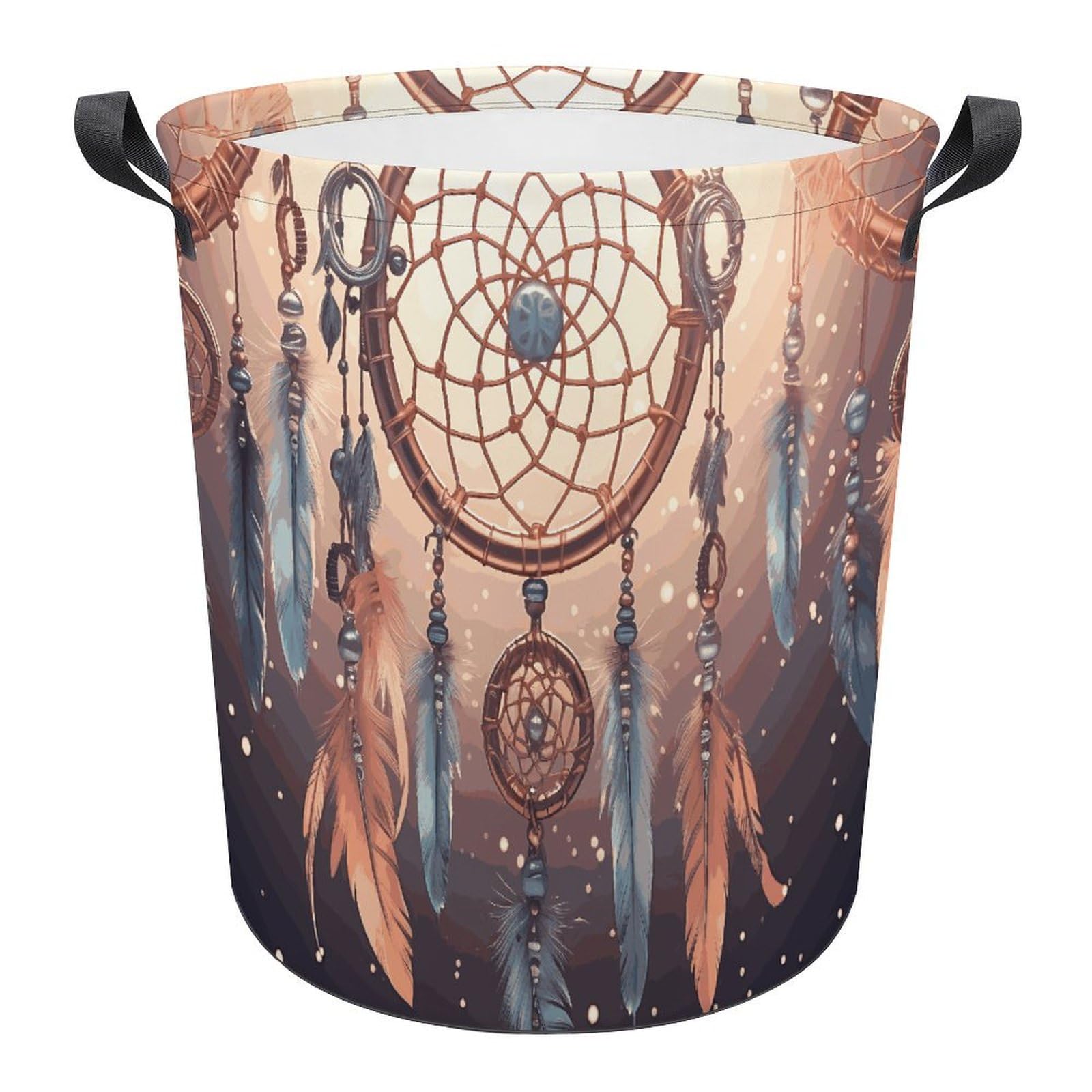 Panier à linge imperméable pliable avec grand bac de tri amérindien