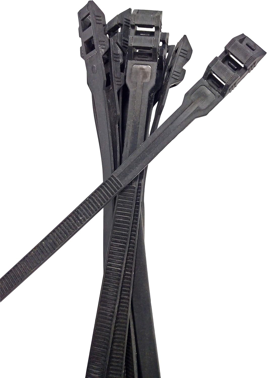 10.4" Low Profile Cable Ties - 500 Pack (Black)