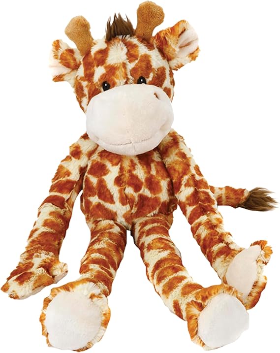 Multipet Swingin Safari Giraffe Dog Plush Toy - Squeaky Toys for All Dogs - Extra Soft Plush - for Cuddling & Playing - Cute Dog Pet Toy (19", 5 Squeakers)