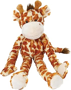 Multipet Swingin Safari Giraffe Dog Plush Toy - Squeaky Toys for All Dogs - Extra Soft Plush - for Cuddling & Playing - Cute Dog Pet Toy (19", 5 Squeakers)