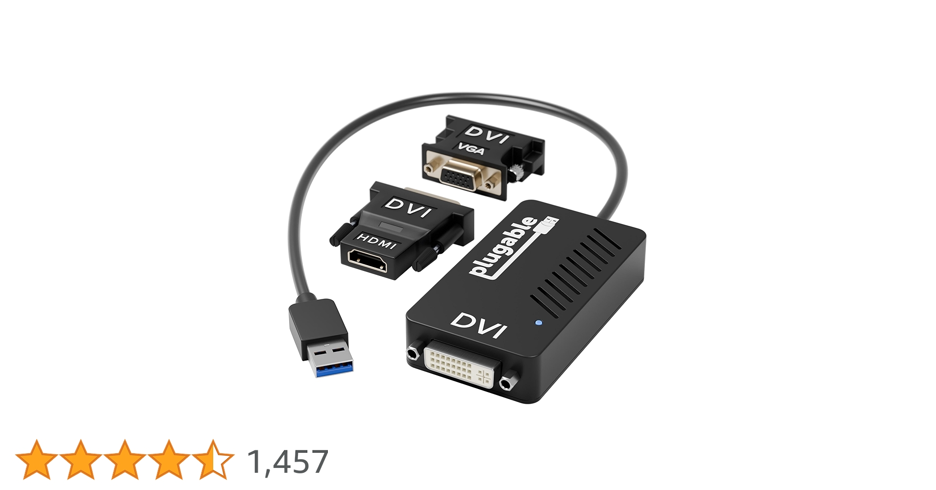 Amazon.co.jp: Plugable USBディスプレイアダプタ USB3.0 VGA