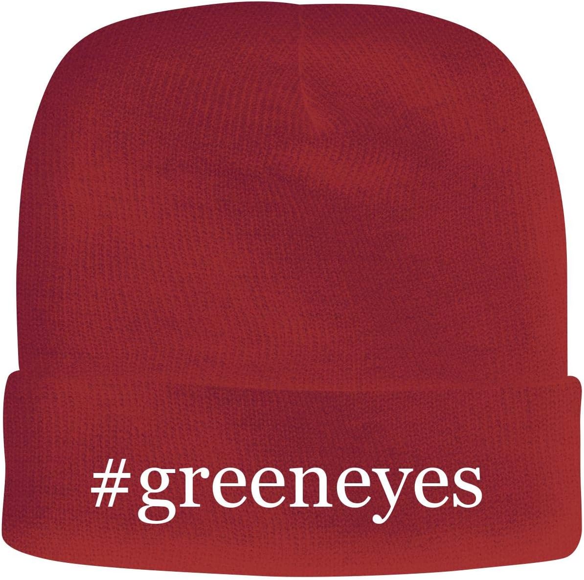 BH Cool Designs #greeneyes - Men's Hashtag Soft & Comfortable Beanie Hat Cap