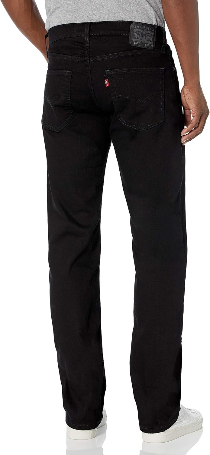 Levi's Men's 559 Relaxed Straight Jeans (Also Available in Big & Tall) Standard 36W x 30L Black