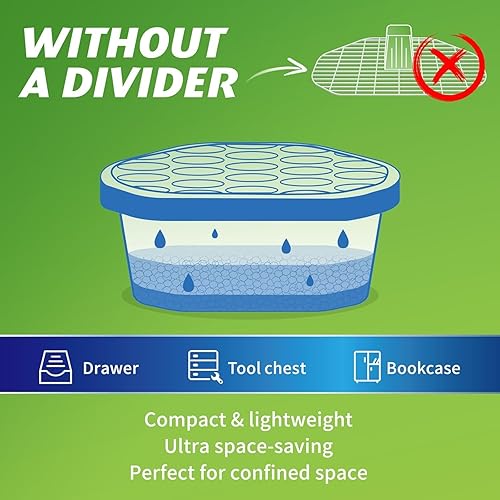 Miniatura 5 de Generic Deshumidificador desechable absorbente de humedad (paquete de 3), color blanco