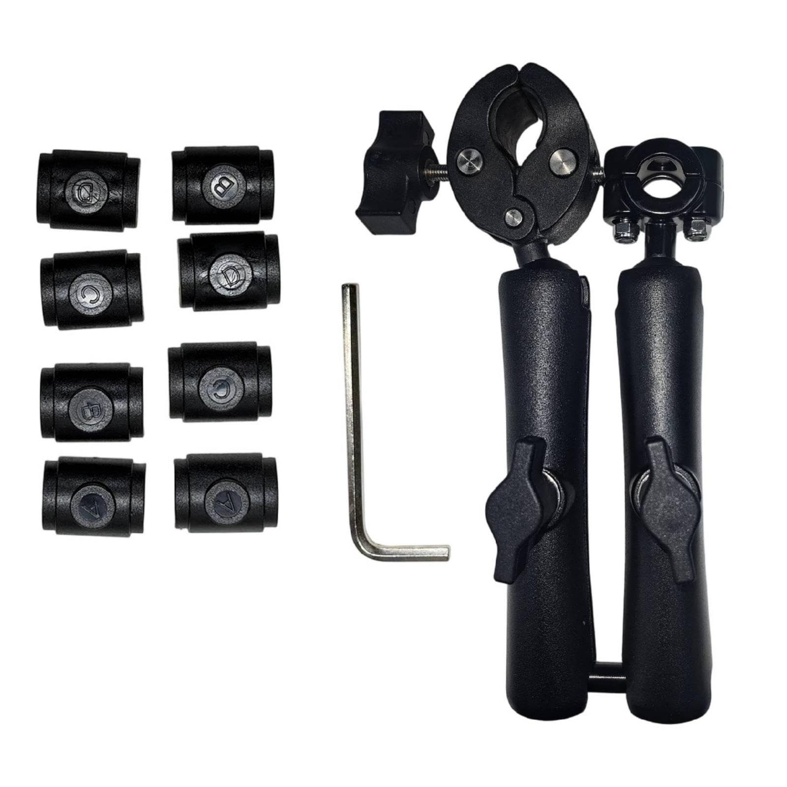 Bicycle Trunk Holder Clamp-Style Folding Bike Mount with Hex Wrench Adjustable Mounting Bracket for Cyclists, Commuters, Vehicle Transport Extended-picture-15