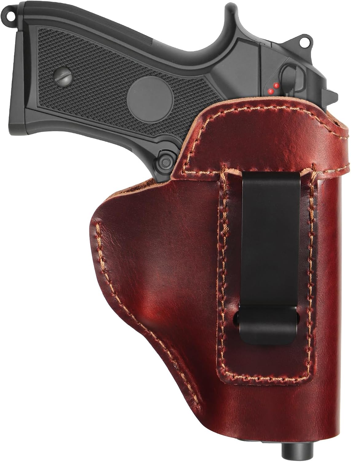 Gun Holster Concealed Carry for Men Women: Universal Pistol Holster IWB OWB Fits Glock 23, 26, 27, M & P Shield and Similar Handgun