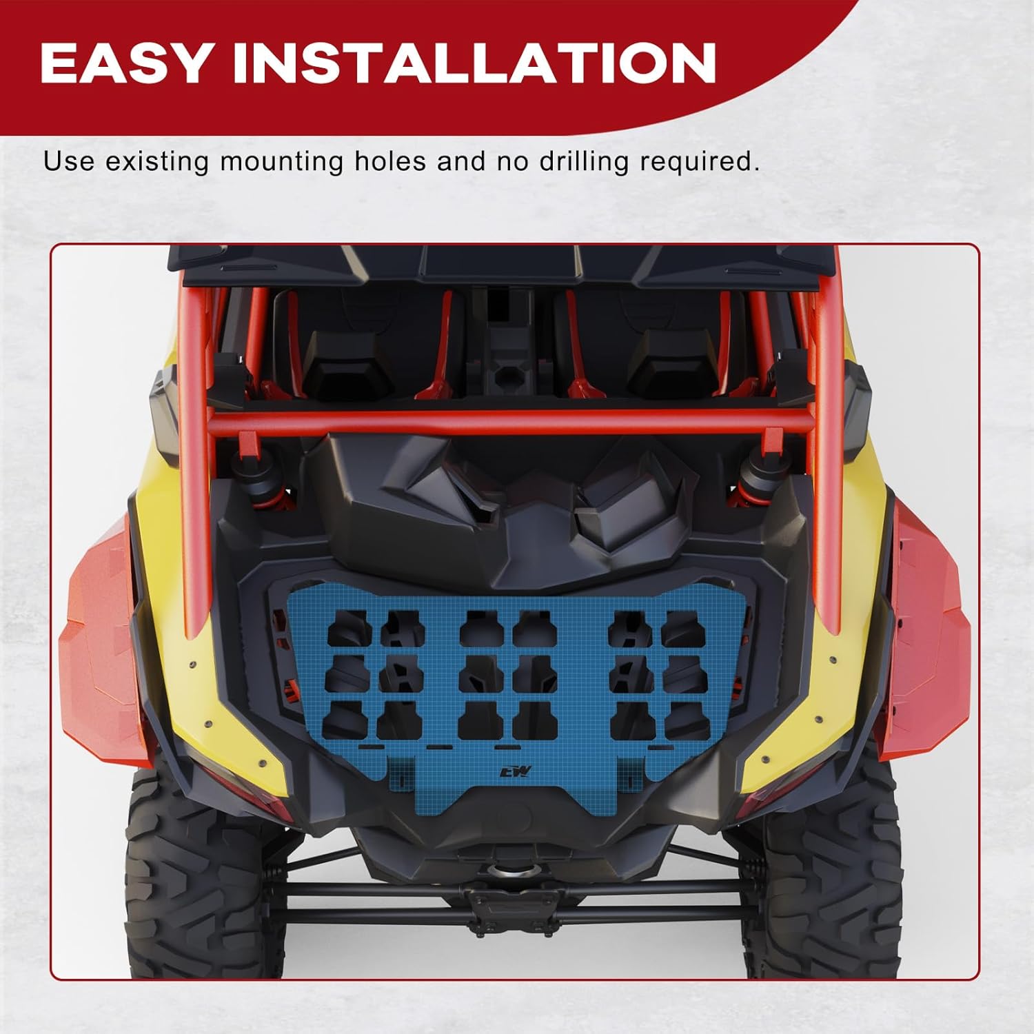 ELITEWILL Packout Mount Compatible with Milwaukee Fit for Can-Am Maverick X3 2017-2023