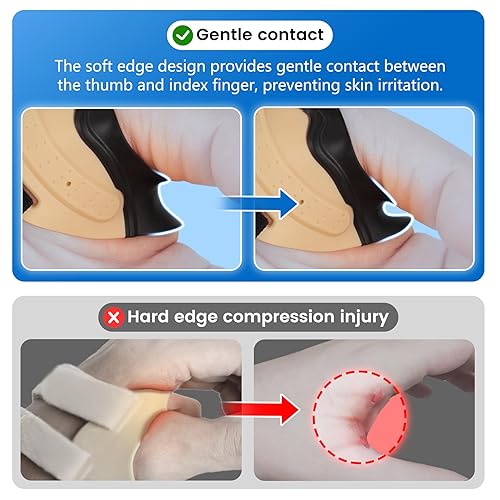 Miniatura 3 de Velpeau Soporte para el pulgar  Diseño antigrietas  Soporte para aliviar lesiones del dolor en las articulaciones CMC para osteoartritis, artritis,