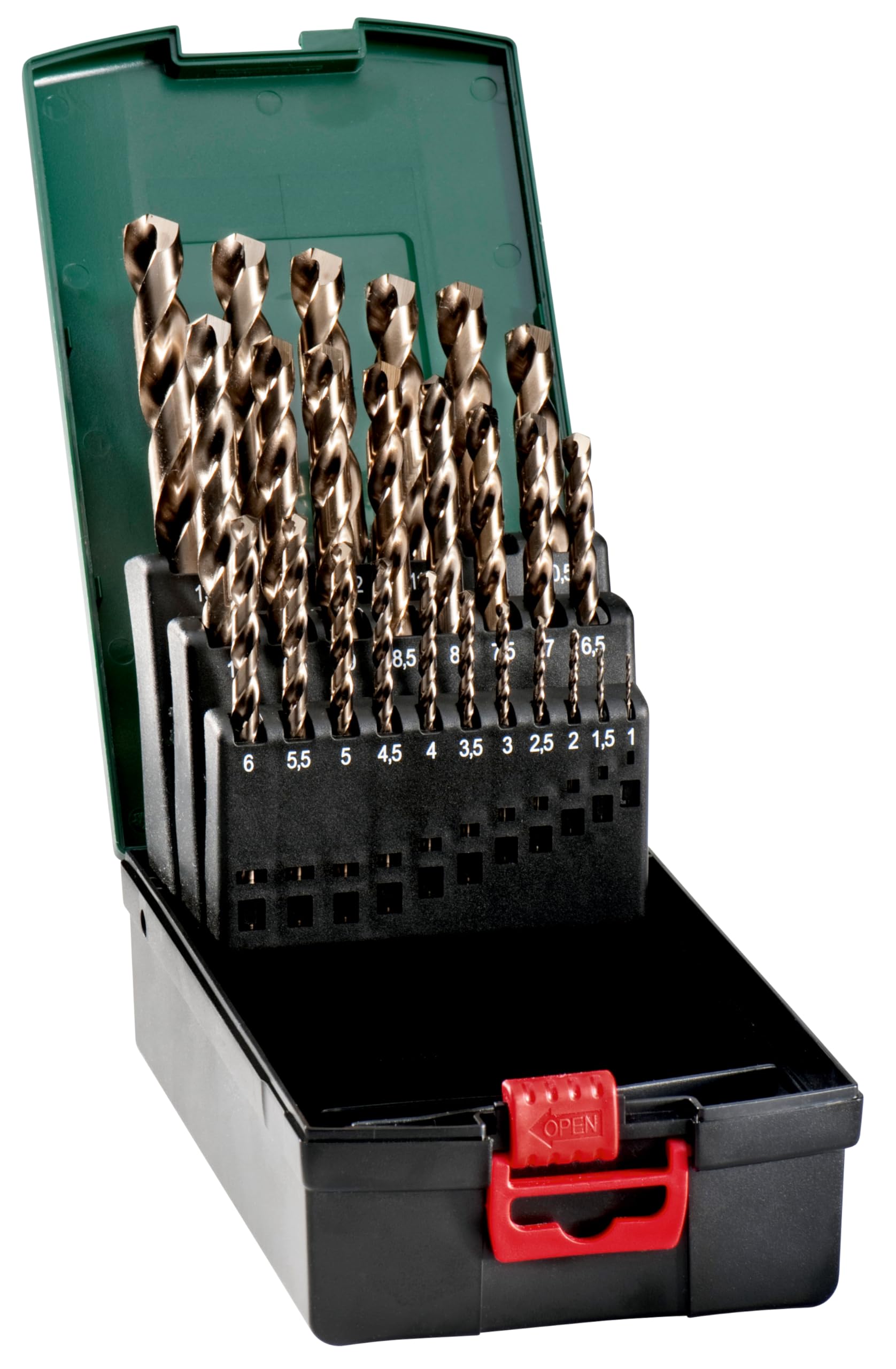 Metabo HSS-Co 627672000 Boîte en plastique SP 25 pièces pour forets de précision