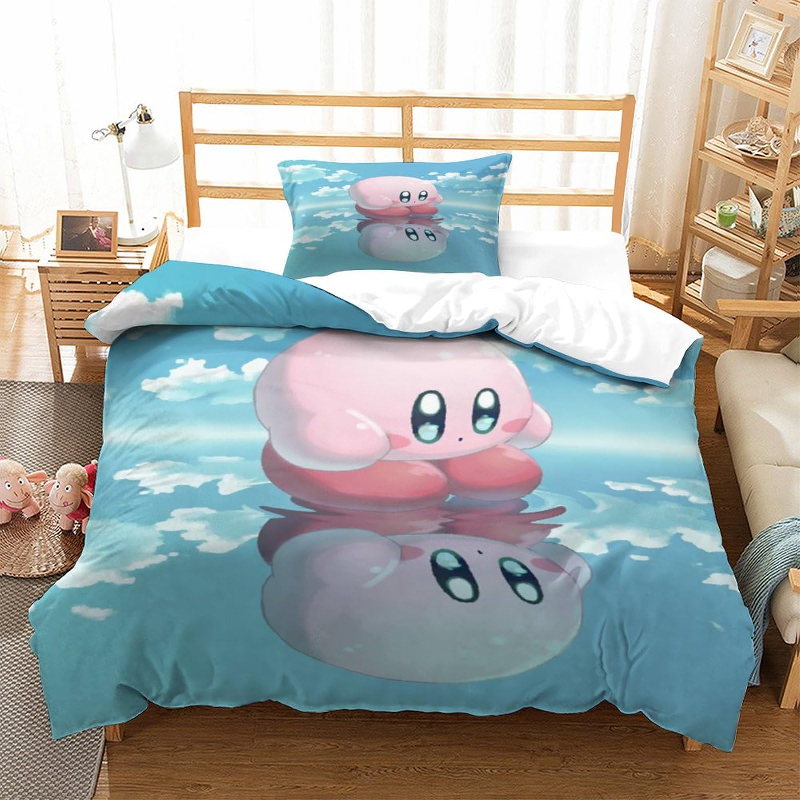 Housse De Couette Méduses 3D - Ensemble 3 Pièces Microfibre Douce - Super King 260x220cm - Enfants Et Adultes