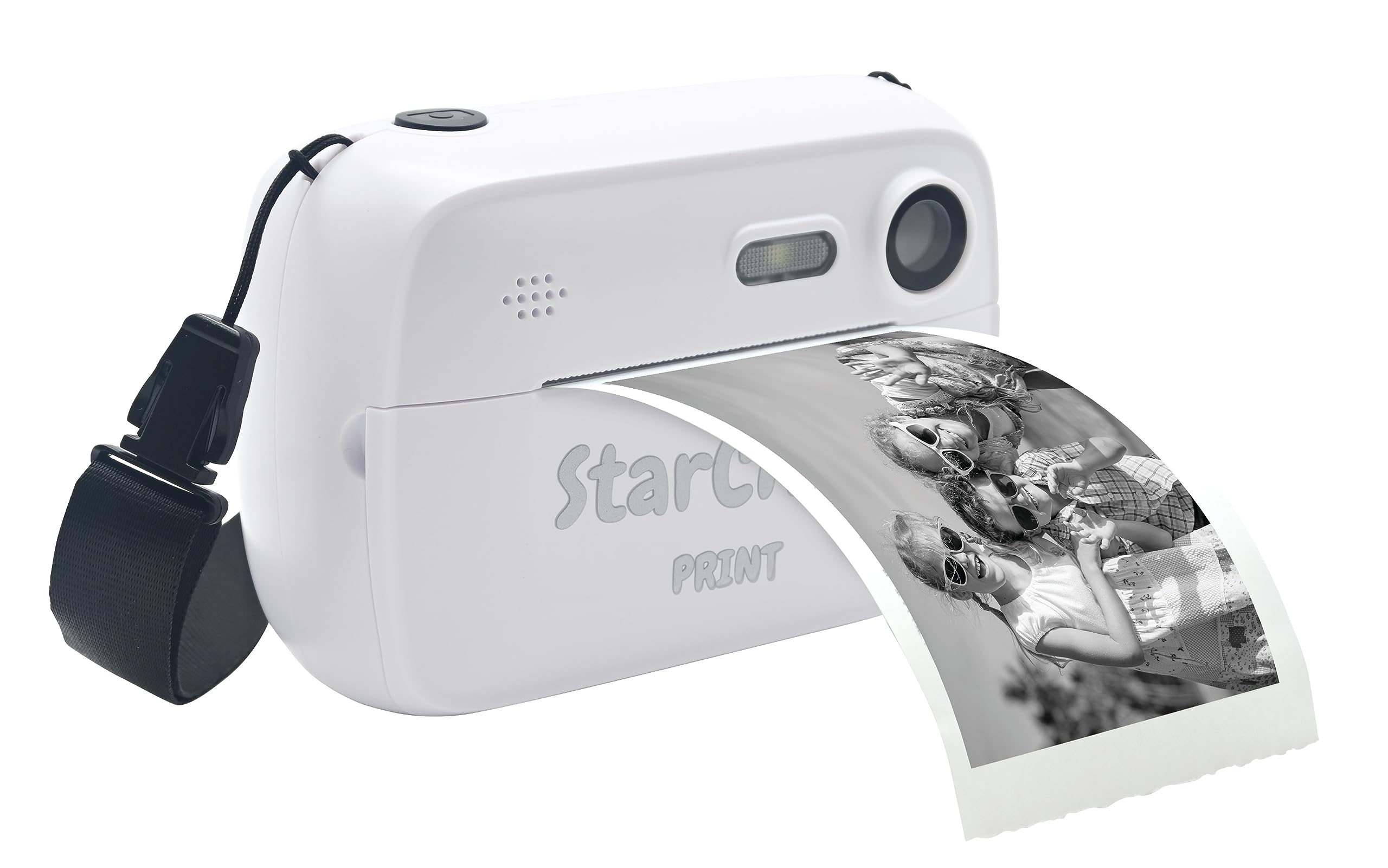 Lexibook, StarCAM Print, Camera with Instant Printer, Photo and Video Function, 32GB SD Card and Photo Personalization kit, White, DJ150