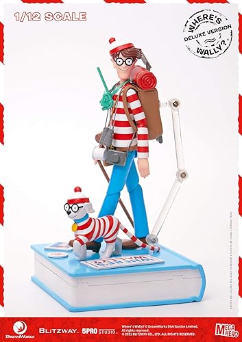 Miniatura 2 de ¿Dónde está Waldo? - Figura de acción Waldo escala 1/12 (versión Deluxe), 5Pro Studio MEGAHERO Series