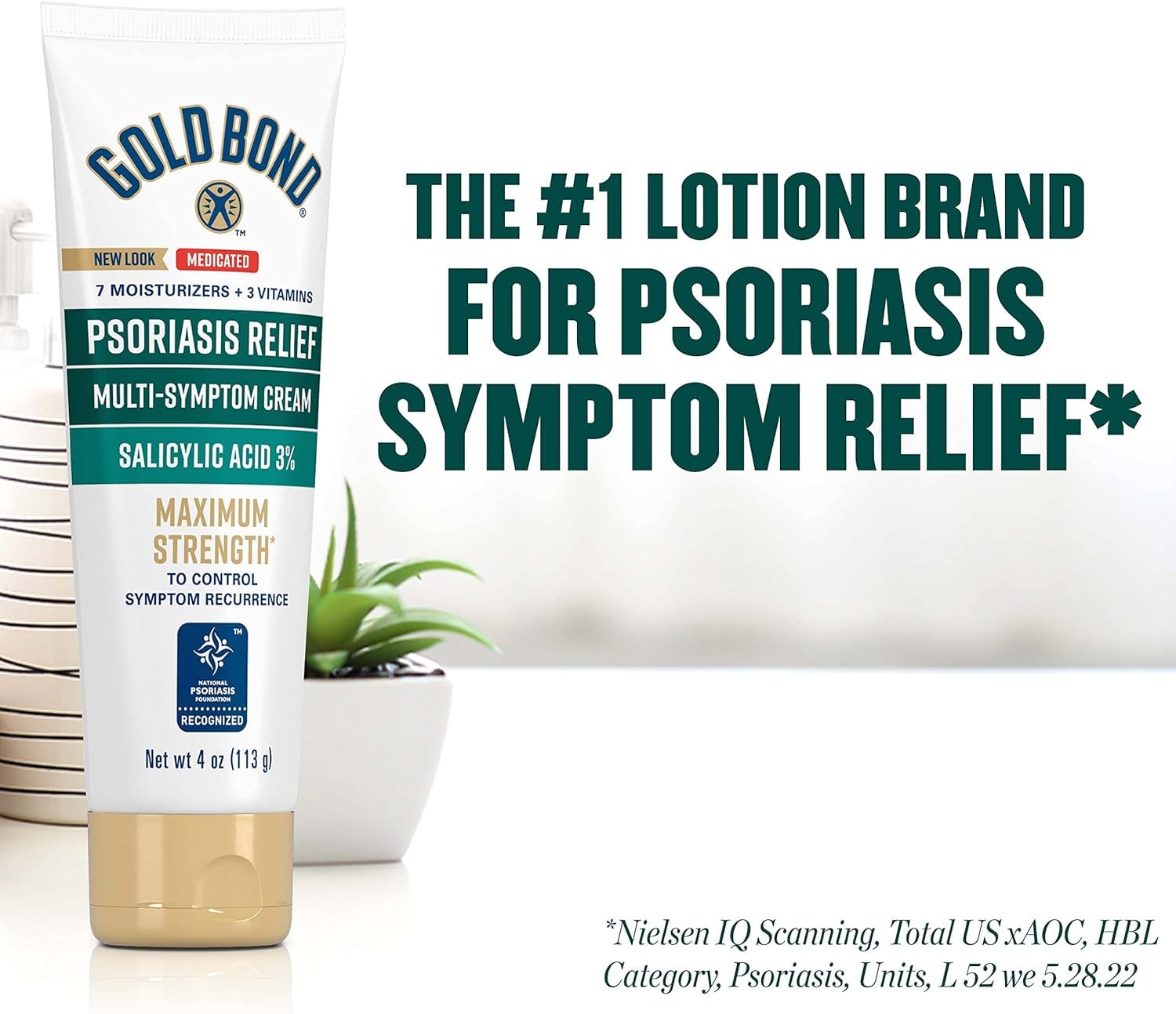 Gold Bond Multi-Symptom Psoriasis Relief Cream, 4 oz, Itchy Skin Relief — Amazon image 5