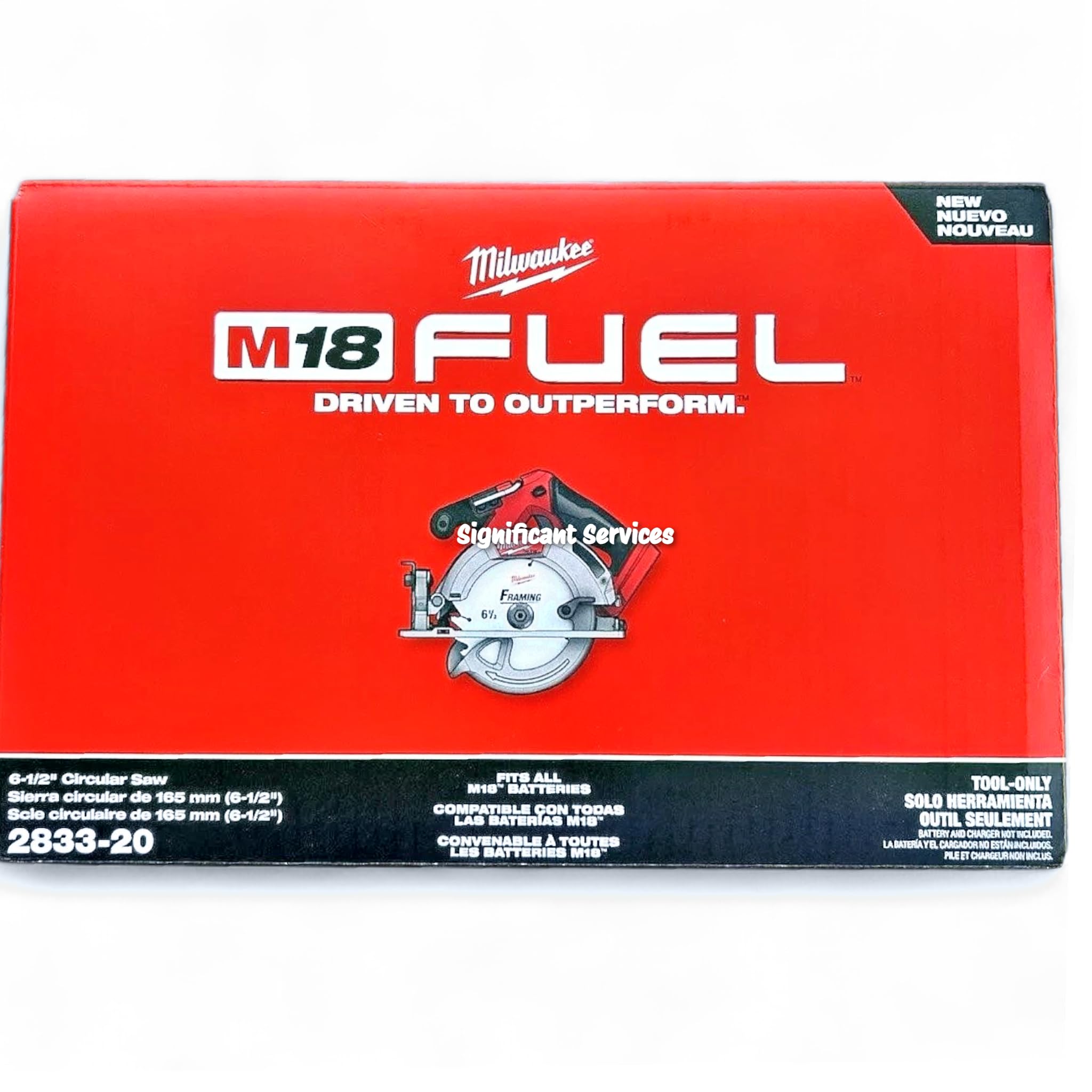 MILWAUKEE - Serra circular M18 FUEL 18V de íon de lítio sem escova