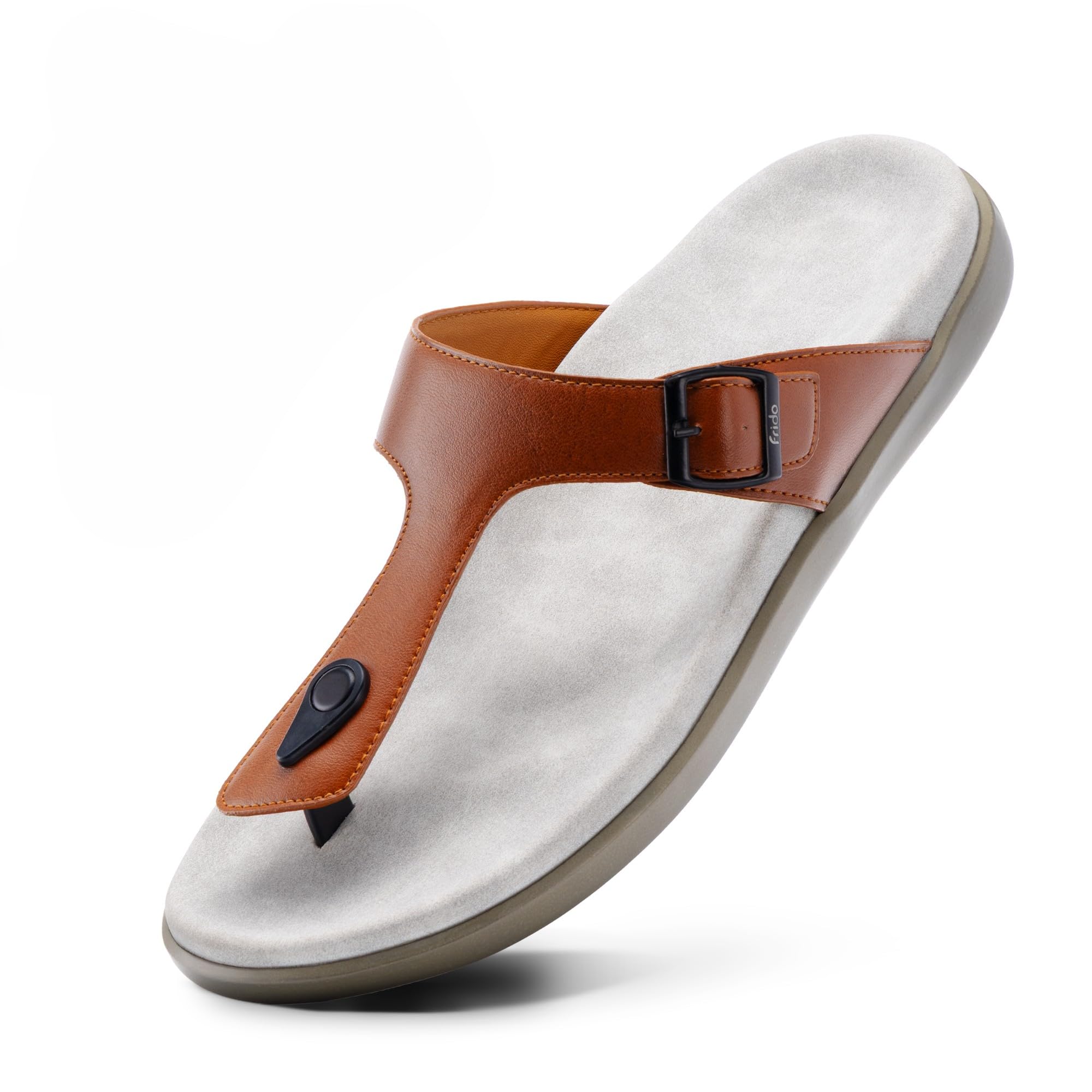 frido Cloud Comfort Sandal for Men | Soft Ortho Care Arch Support for Pain Relief, Anti-Skid Sole – Diabetic & Orthopaedic Footwear with Bounce Back Cushion for All-Day Comfort-picture-42