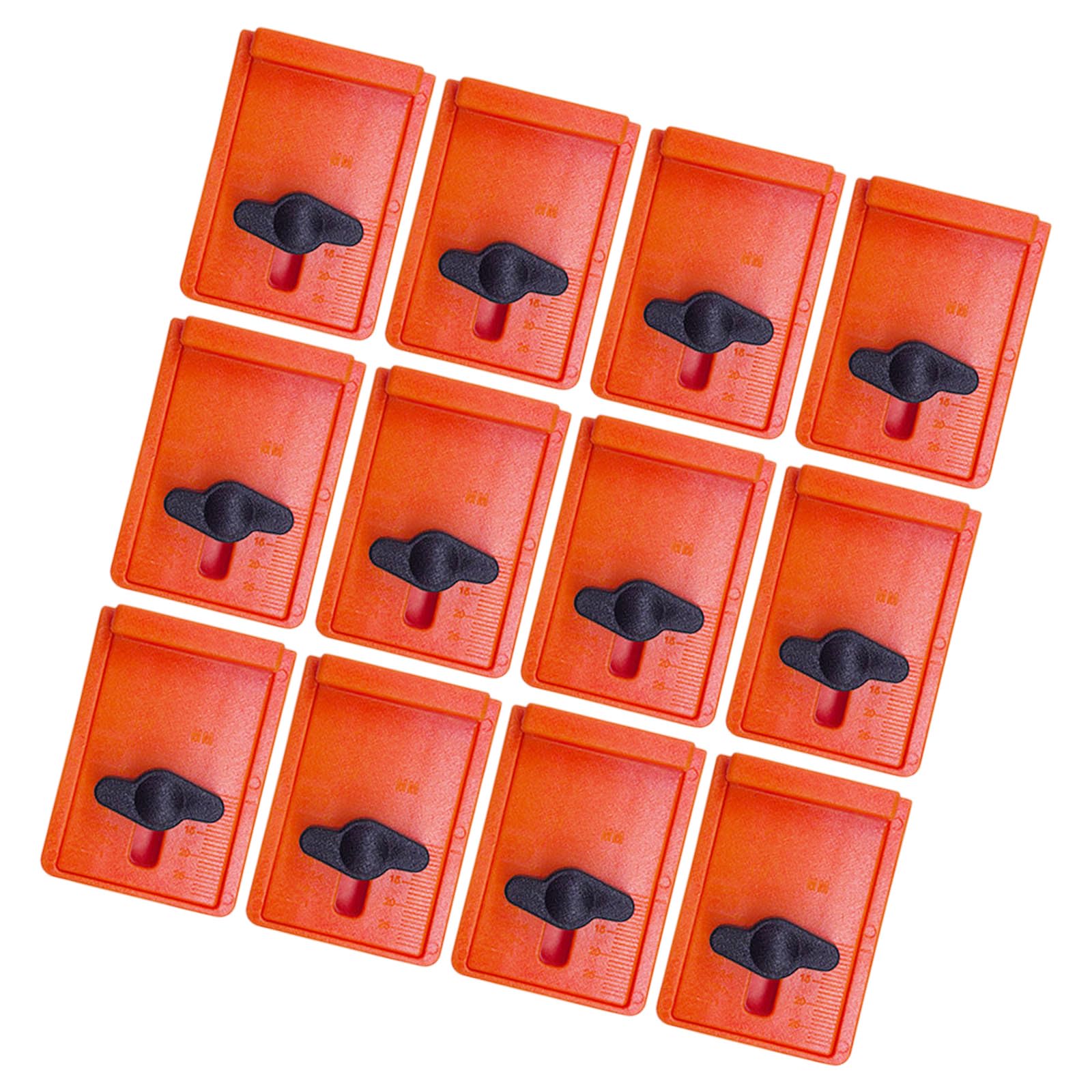 12PCS Flooring Spacers Flooring Wedges Set with 1 / 4Inch to 1Inch Height for Easily Home Renovation Shims