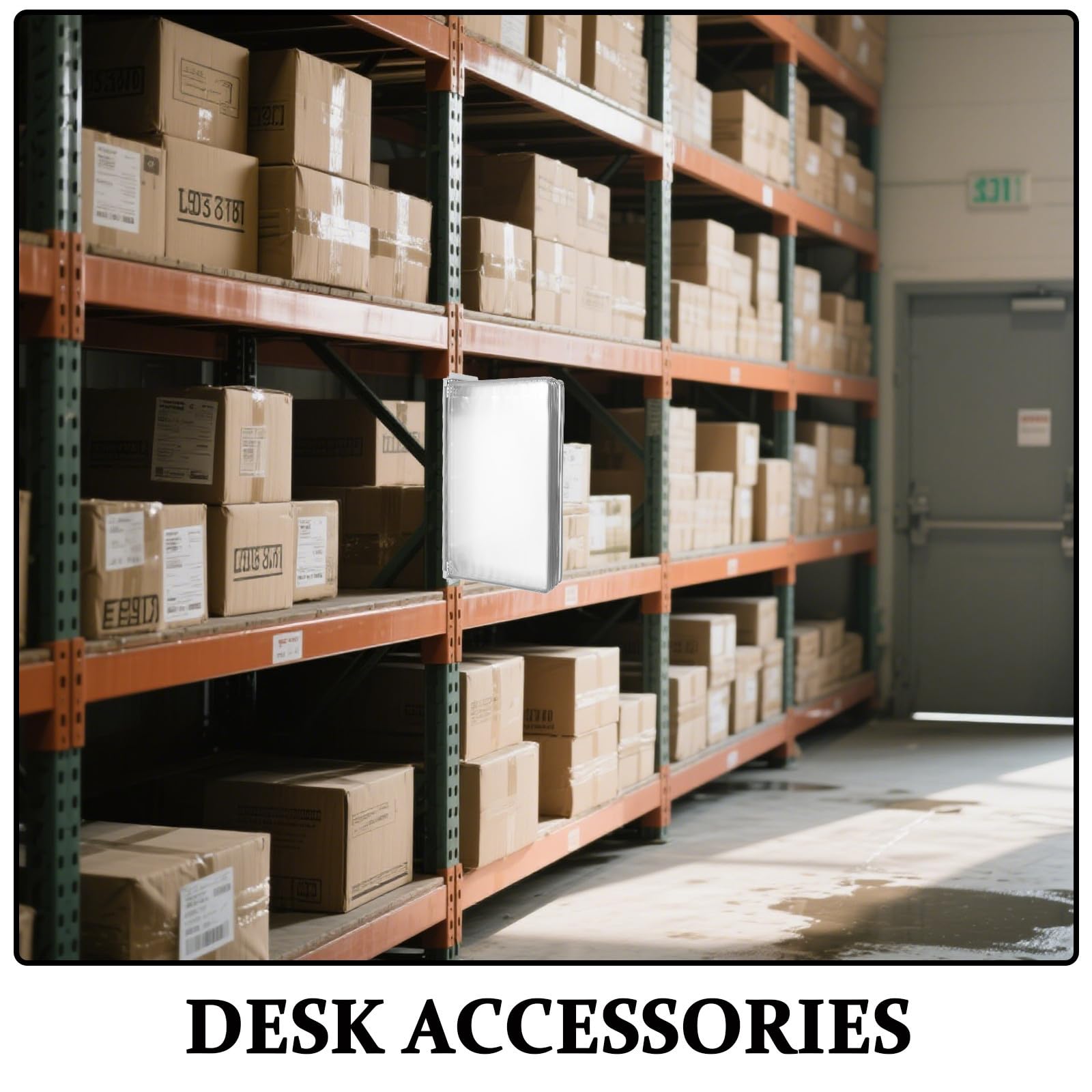 PRETYZOOM Organizador de Archivos para Pared Sistema de Giro de Páginas, Montaje Fácil en Hierro y Pvc Compatible A4 para Oficina y Reuniones