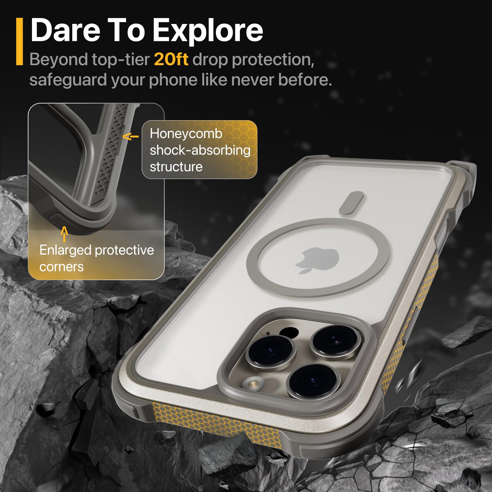 Amazon.com: MAGEASY Designed for iPhone 16 Pro Case with Strap