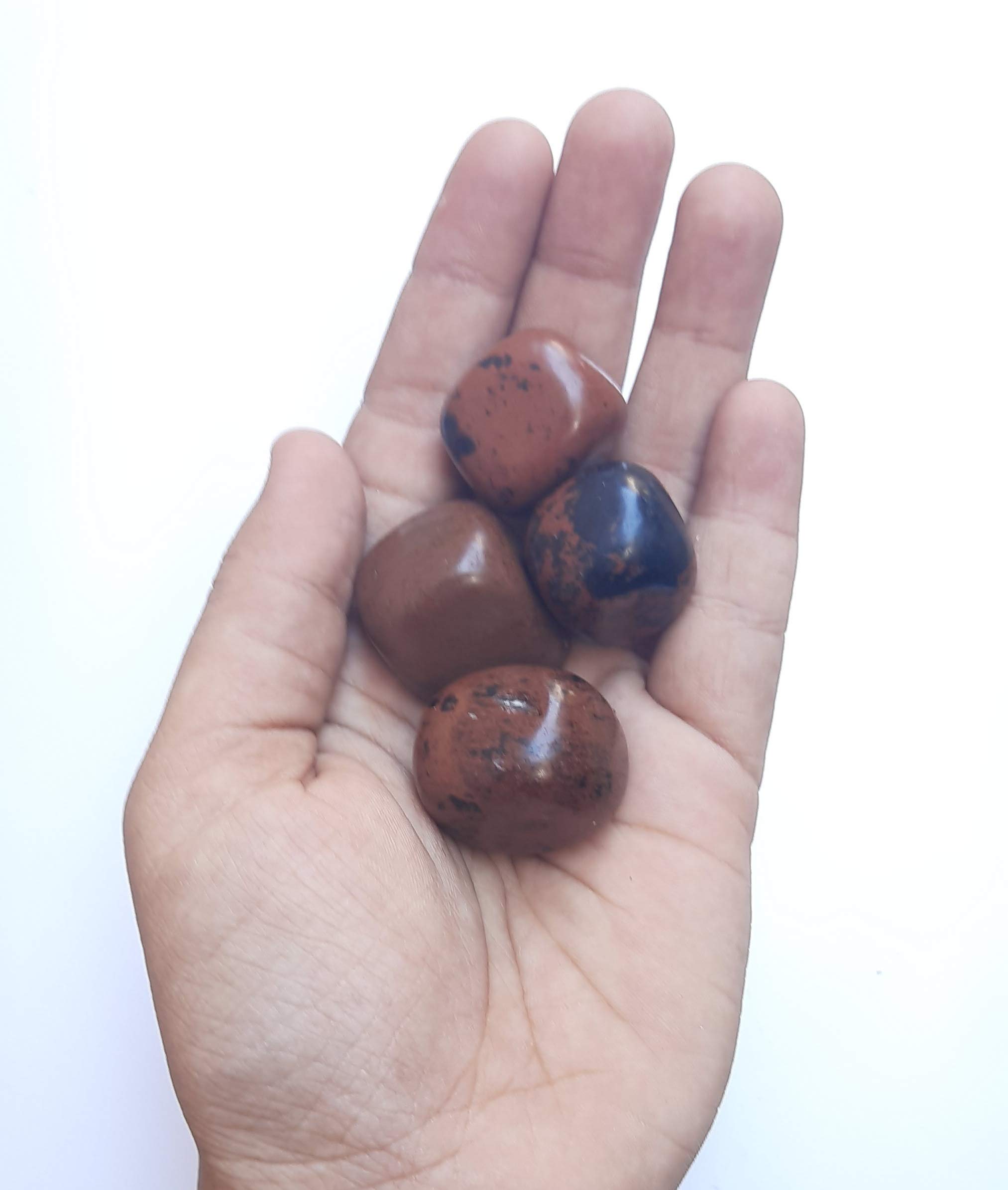 Maitri Export Natural Mahagoni Obcidian Single Crystal Tumble Stones for Reiki Healing Crystal Tumbled Stones Raw Rough Gemstones Pebble Stones (Pack of 3 pc) (Mahagoni Obcidian) (B08XWBVZBF) Amazon Price History, Amazon Price Tracker