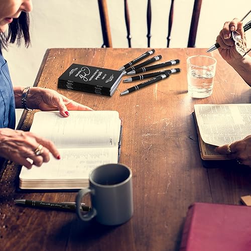 Miniatura 6 de Qilery 64 unidades de regalos cristianos, diario de oración, versículos de la Biblia, cuadernos de escritura religiosa, bolígrafos inspiradores,