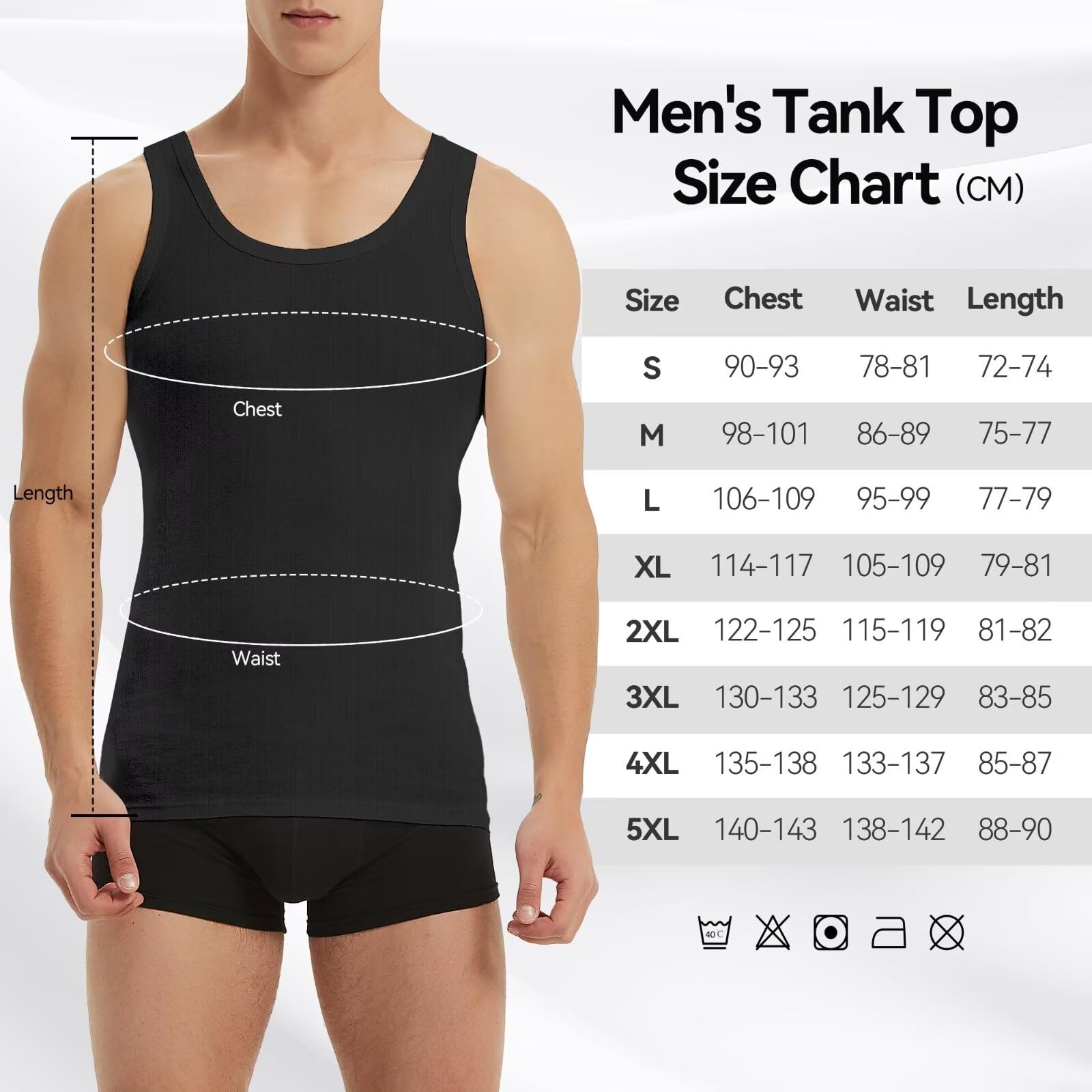 IceReco Canottiera Uomo 100% Cotone (Pacco da 5) Canotta Uomo Palestra Running Sportive Canottiere, Bianco Nero Grigio Marino Oliva, S-5XL