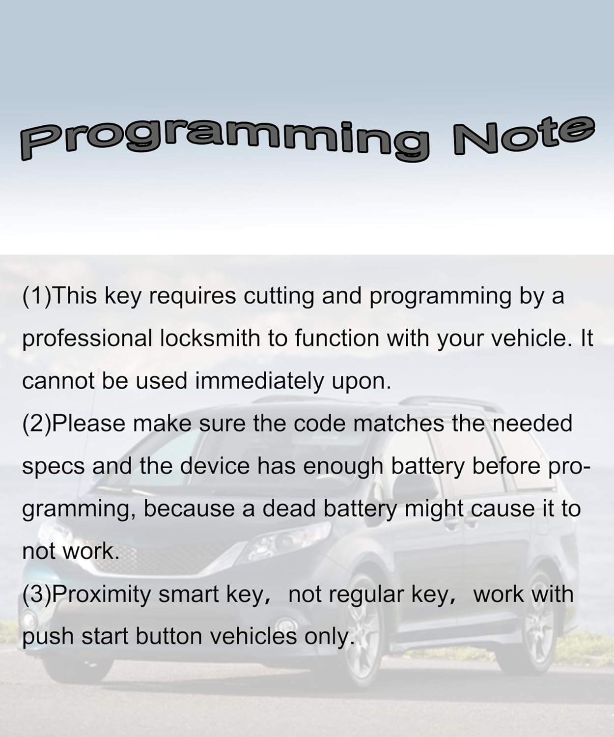 Smart Key Fob for Chrysler Pacifica 2017-2024, YIKEBALOG Proximity Remote Control Key Fob Replacement for Chrysler Voyager 2020-2024 M3N-97395900 68217832AC - Image 8