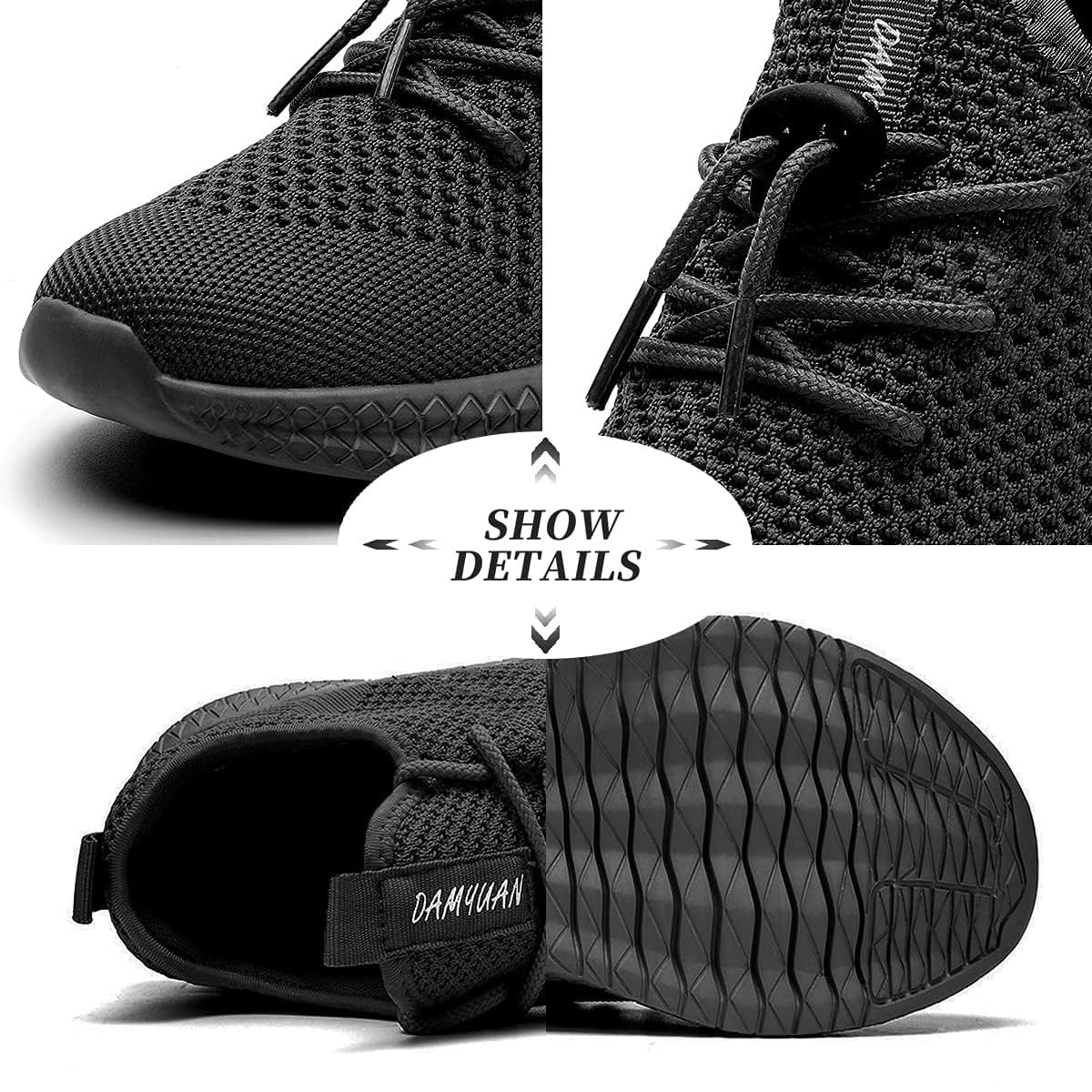 Baskets respirantes pour garçons et filles - Légères et antidérapantes - Chaussures de sport décontractées