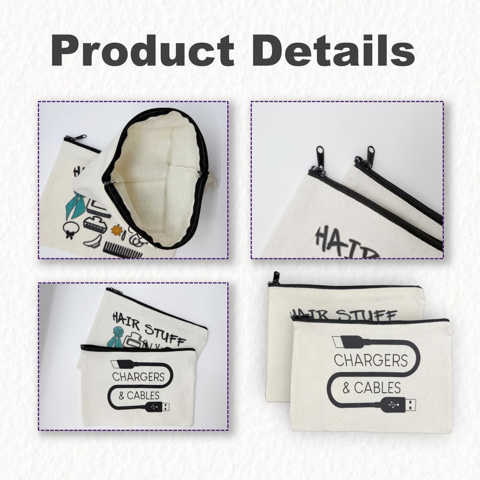 2PCS Charger Cable Organiser Bag - Image 3