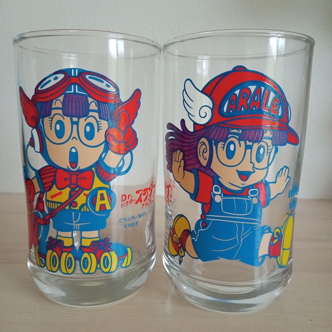 Amazon.co.jp: アラレちゃん グラス2個セット : ホーム＆キッチン