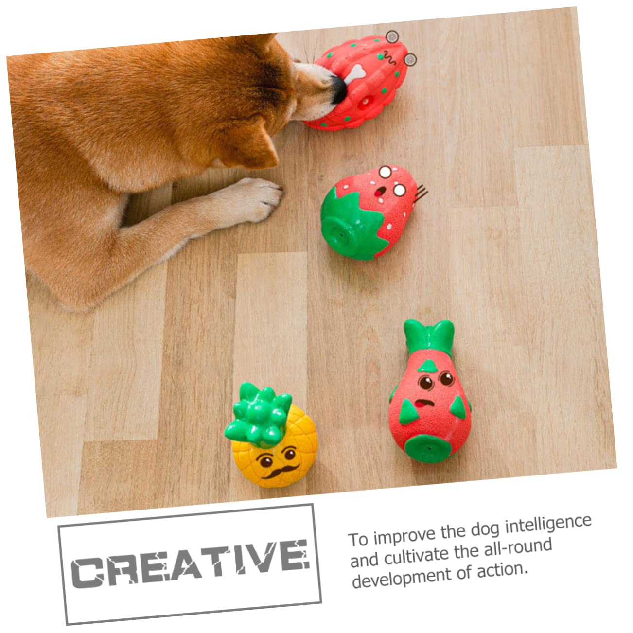 Kisangel 4piezas Juguete Masticable para Perros Interactivo Resistente y Sonoro para Perros De Mediano para Mantener Tu Mascota Entretenida y Saludable