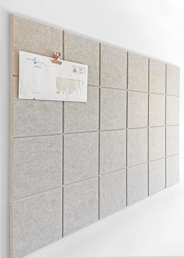 DECORITA Azulejos De Fieltro Para Pared, Alternativa Al Tablero De Corcho Grande, Tablero De Anuncios De