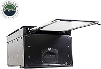 Vista 2 de Overland Vehicle Systems Caja de carga con cajón deslizante y estación de trabajo Tamaño - Capa de polvo negro doble de dos etapas universal