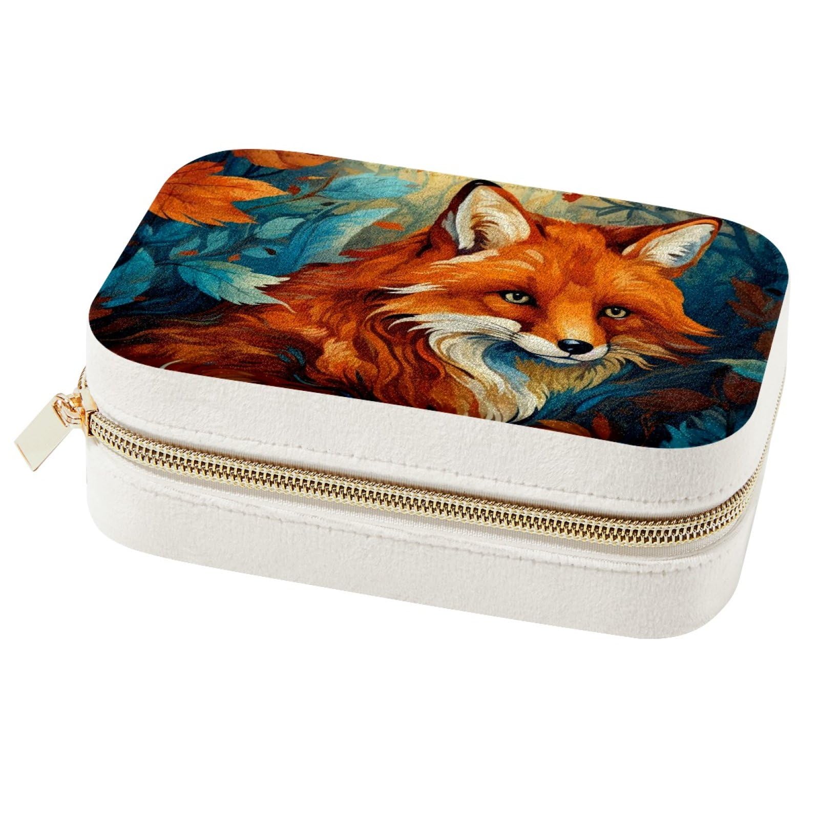 Boîte à bijoux voyage Spring Fox Q anti-nœuds pour ranger colliers et boucles d'oreilles