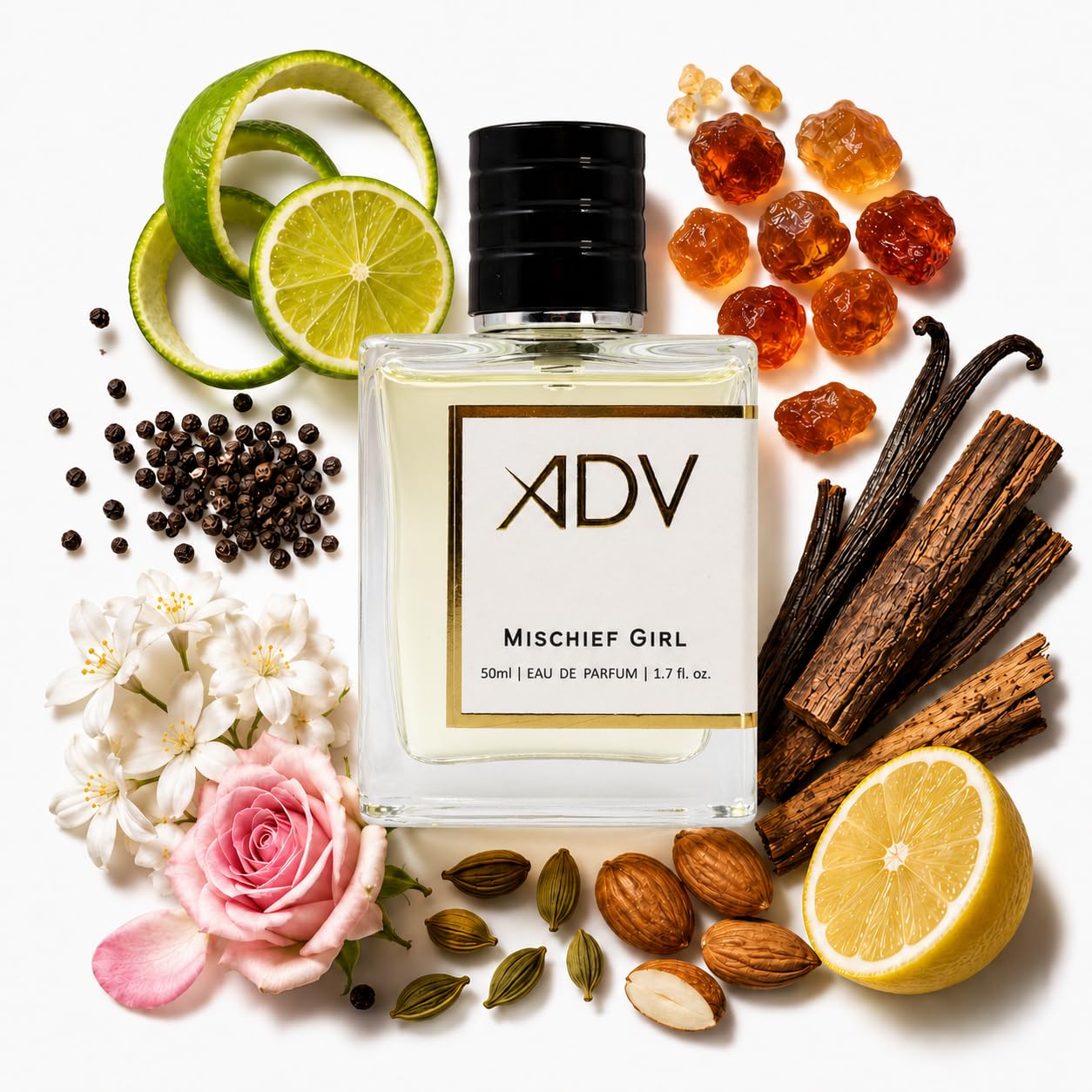Aroma Di Vita - Mischief Girl Eau De Parfum for Women - Long Lasting Perfumes - 50ml - ADV Apparel Perfume-image-42