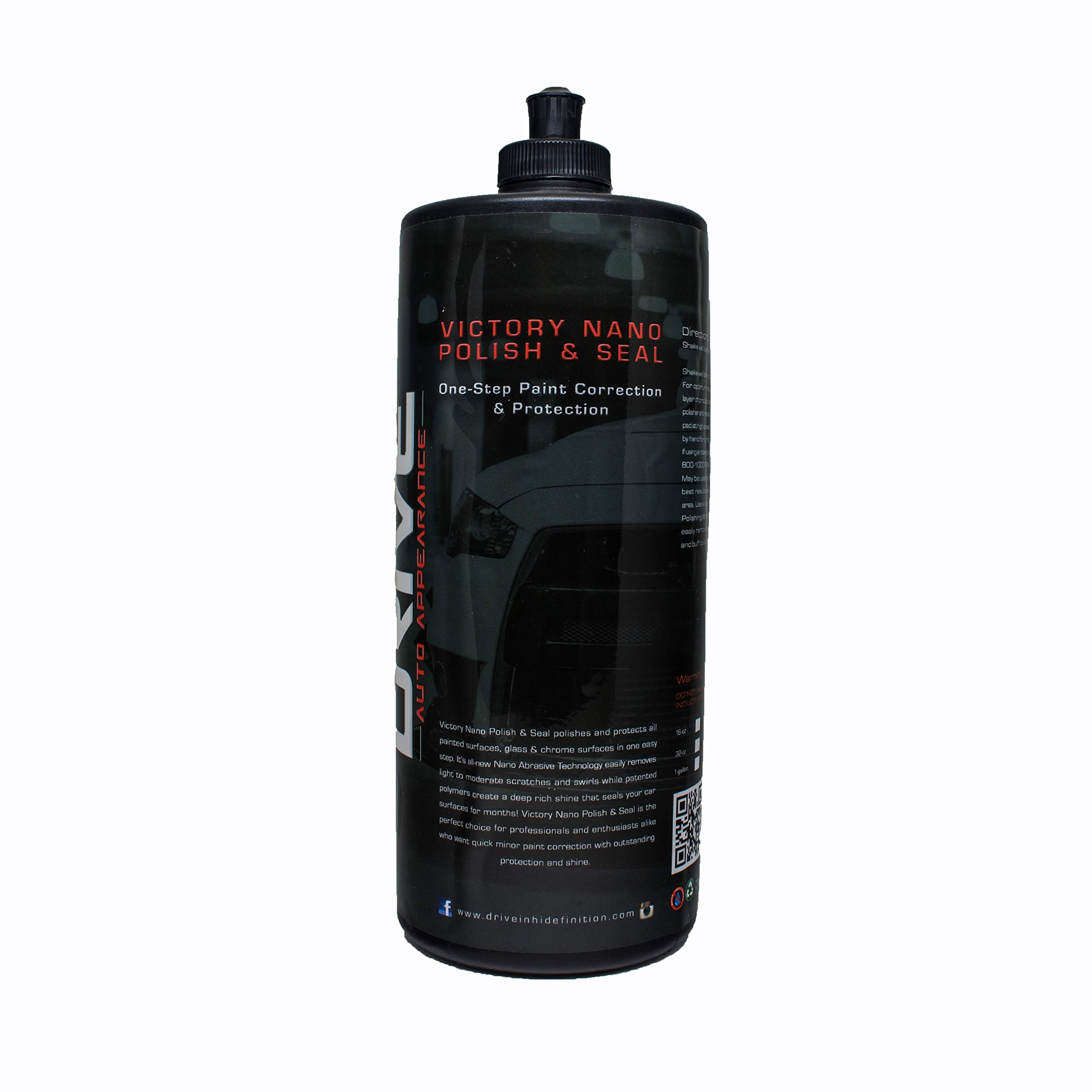 Victory Nano Professional All In One High Gloss Polish & Sealant and Scratch Corrector (32oz.) for Cars, Boats, RVs, Motorcycles