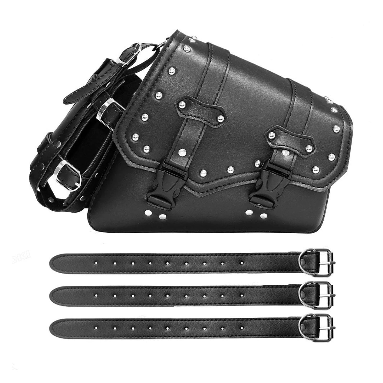 Borsa Laterale Sella Moto Valigia Attrezzi Impermeabile Bottiglia D'acqua Zaino Viaggio Braccio Oscillante PU Borse Da Sella Per Moto(BK-B)