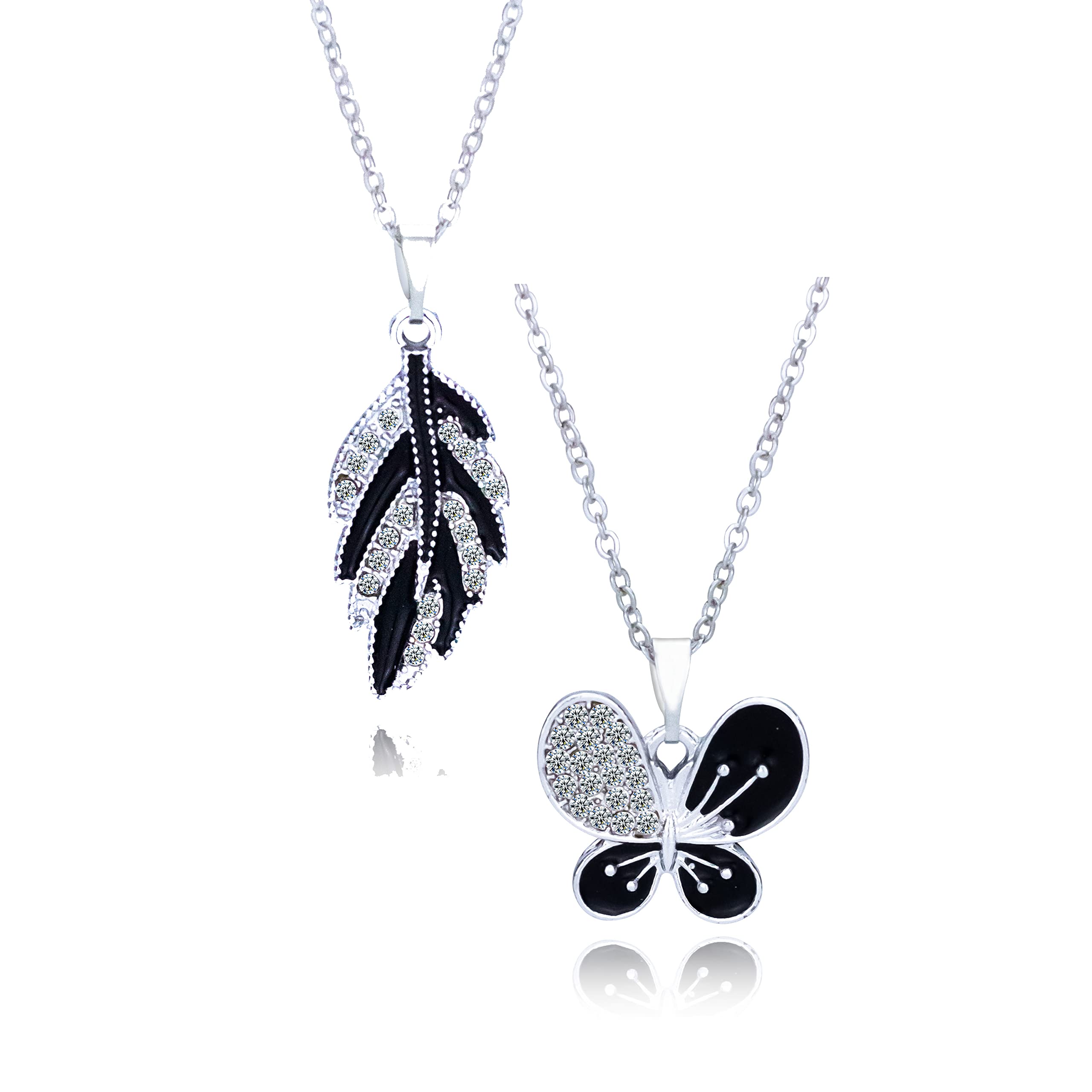See full amazon price history chart for Fashion Frill Cute Silver Chain Pendant For Women Girls Butterfly Leaf Designs Silver Plated Pendant Necklace For Women Girls Jewellery Combo Set Gift For Sister Fashion Frill Cute Silver Chain Pendant For Women Girls Butterfly Leaf Designs Silver Plated Pendant Necklace For Women Girls Jewellery Combo Set Gift For Sister (B0BZDF9PYN) Amazon Price History, Amazon Price Tracker