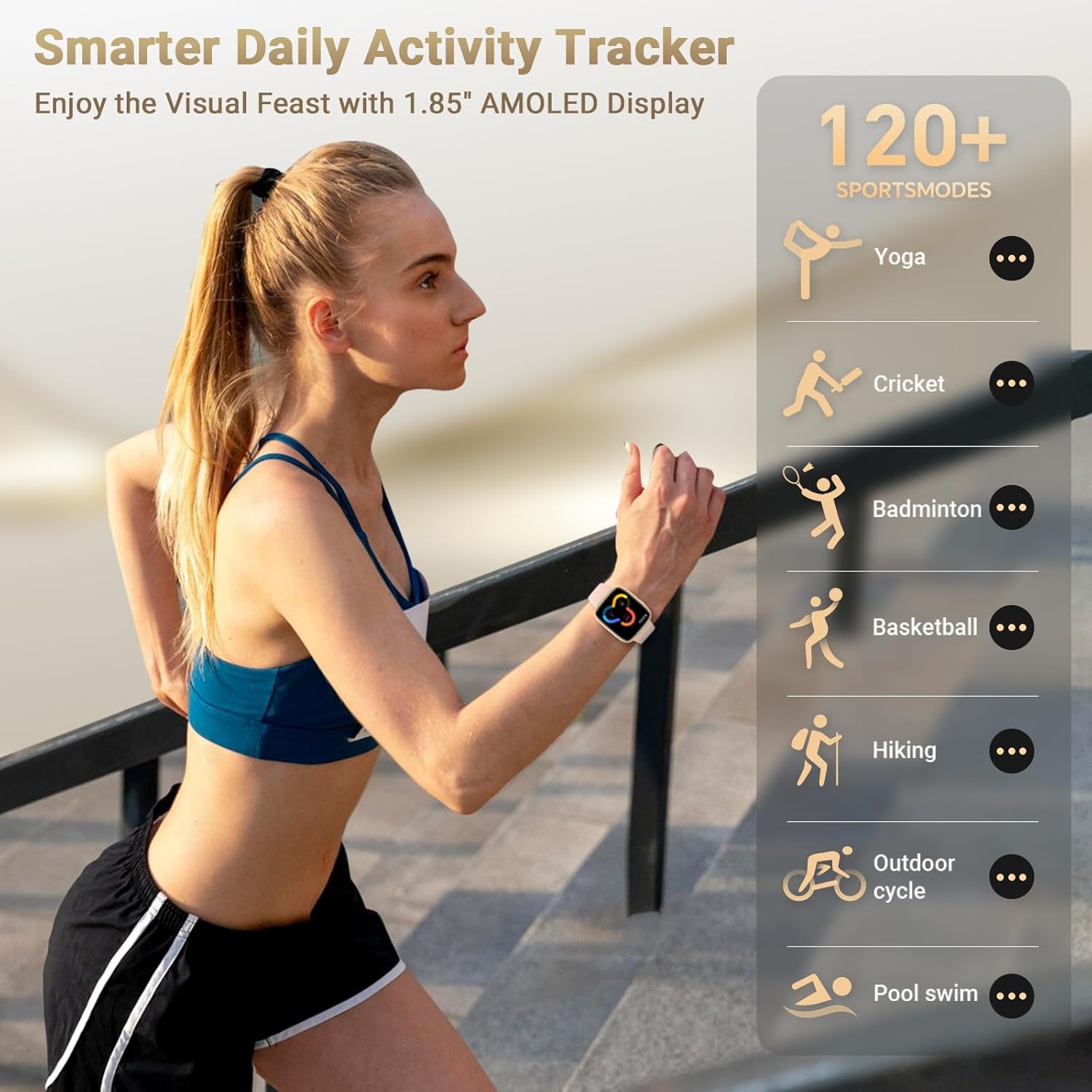 Gydom Smart Watch GTX20 120+ sports modes