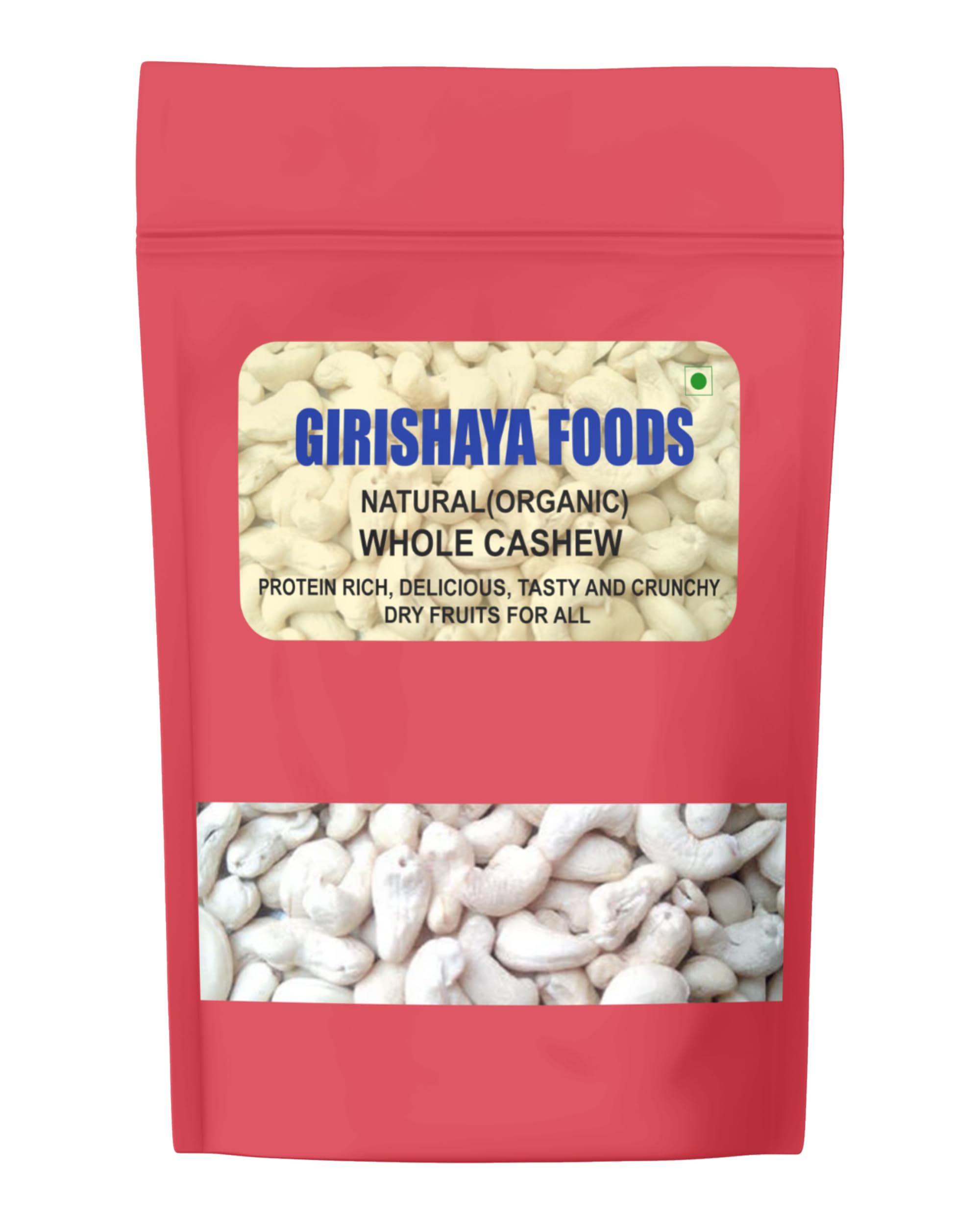 GIRISHAYA FOODS Cashew | Whole Cashew Nuts | Dry Fruits | Kaju |Healthy Snacks |Cashews Nutritious & Delicious, Healthy Dry Fruits (Pack Of 1) (1 Kg) (B0CPPXX299) Amazon Price History, Amazon Price Tracker