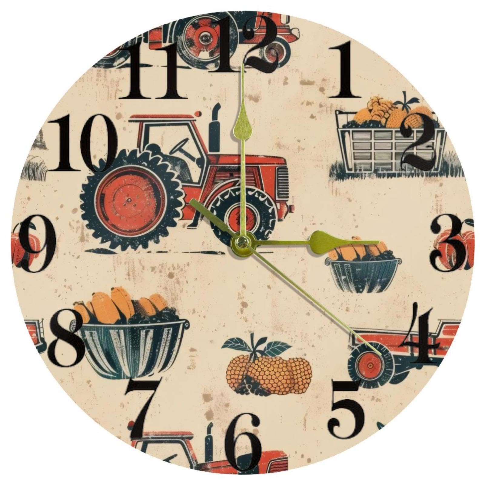 Horloge silencieuse sans tic-tac pour chambre et bureau contre le stress