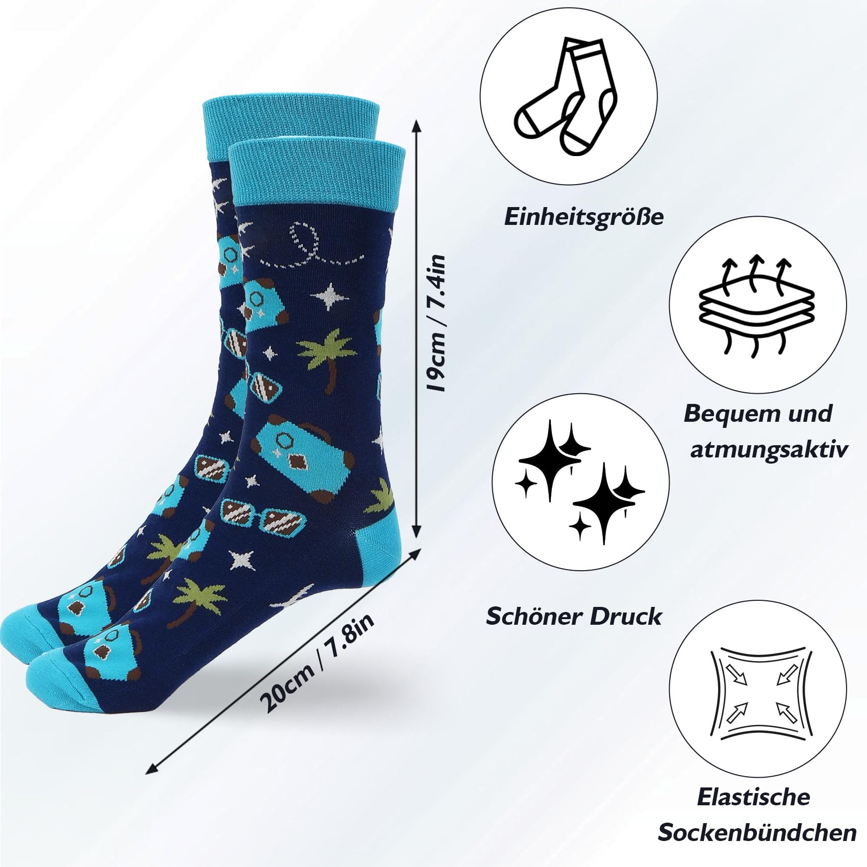 Geschenke für Reisende, Reise Geschenk, Geschenke für Weltenbummler, Auslandsjahr Abschiedsgeschenk, Geschenk Reiseliebhaber Weihnachtsgeschenke Geburtstagsgeschenk Reisende Socken