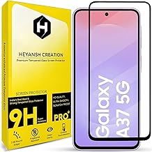 Tempered Glass Screen Protector Compatible for Samsung Galaxy A37 5G / Samsung Galaxy A37 with Edge to Edge Coverage and Easy Installation Kit