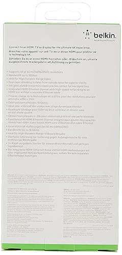 Vista 8 de Belkin Cable HDMI a DVI, compatible con HDMI 2.0 (12 pies)