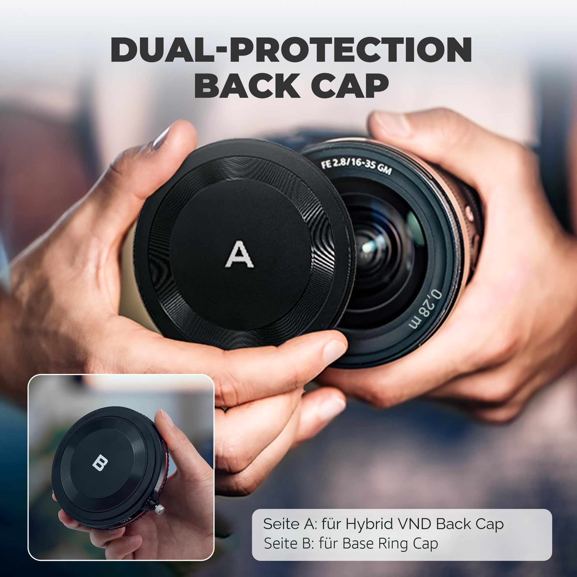Freewell 82mm V2 Magnetic Hybrid VND/CPL 3-7 Stops Filter | Premium Quality Adjustable VND und CPL Filter Zukunftssicher