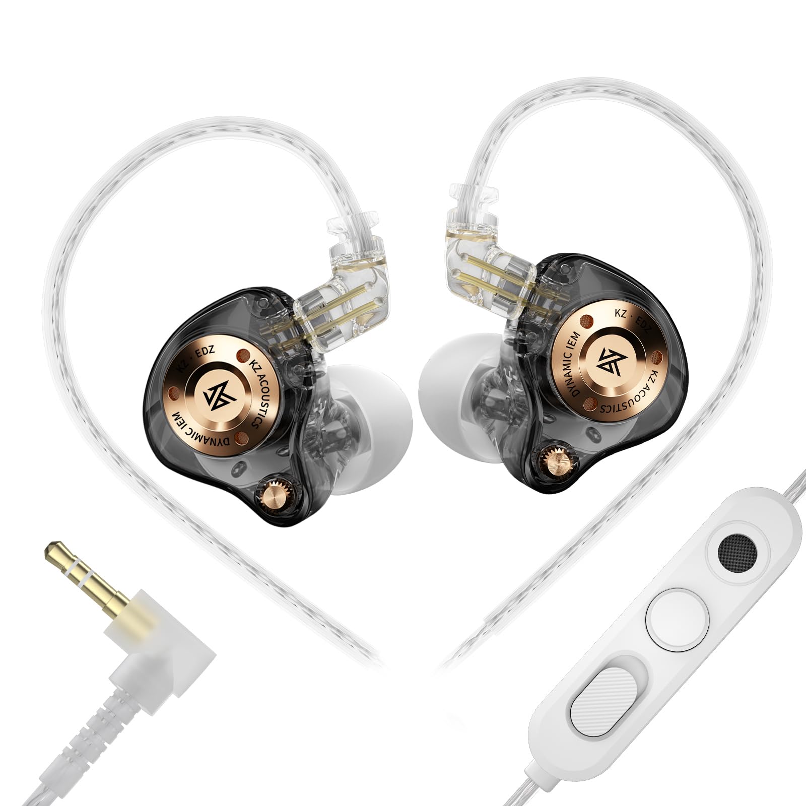 Amazon.co.jp: KZA COUSTICS KZ EDZ ハイファイ イヤホン 3.5mm & Type