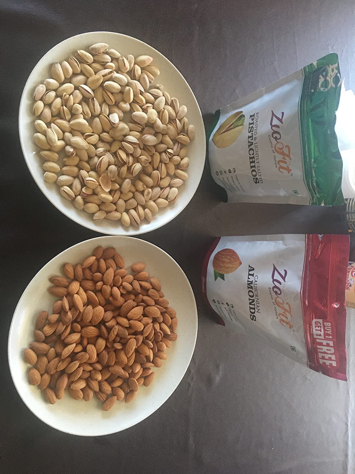 Ziofit Roasted & Lightly Salted Pistachios 500g, Nutrient Packed Dru