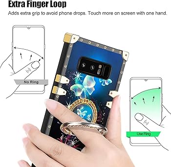 Amazon.com: Compatible with Samsung Galaxy Note 8 Case with Ring