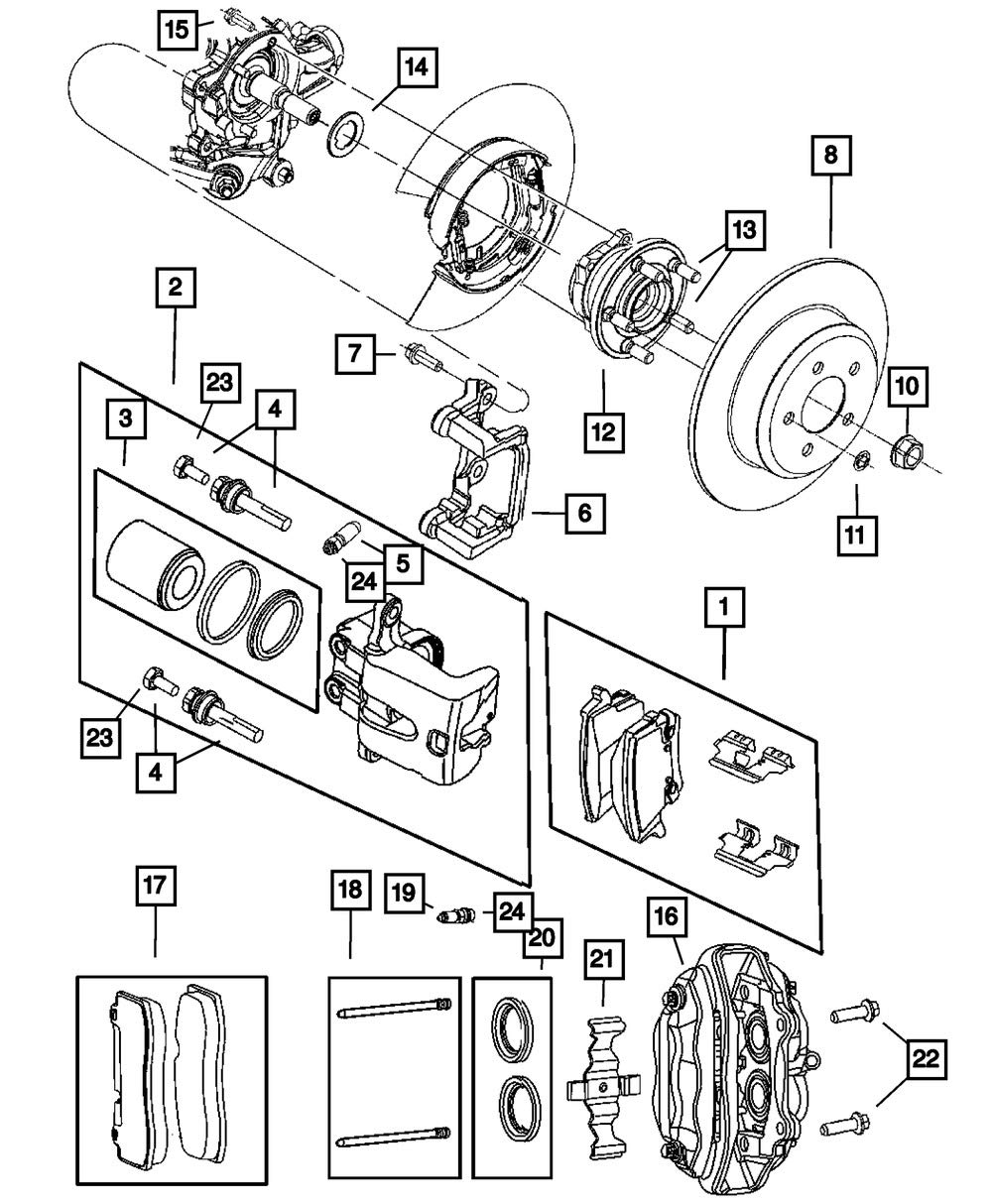 MoparGenuine Brake Pad 5174327AC